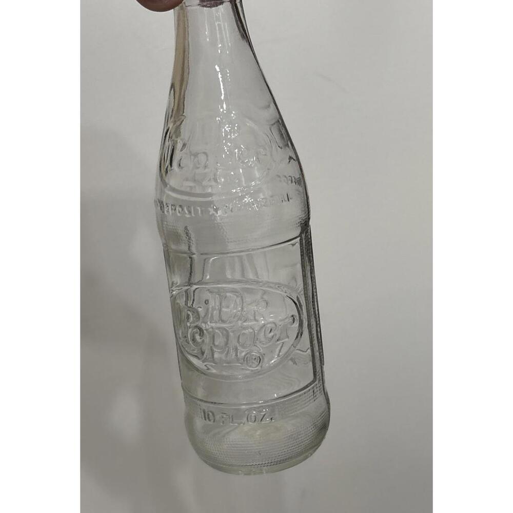 Vintage Dr. Pepper Soda Bottle 1974 10oz. 7 3/4"